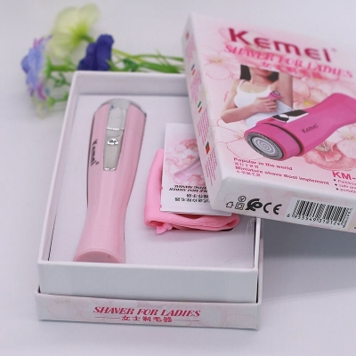 Picture of Kemei KM 1012 Electric All Shaver Hair Remover for Women _ Pink