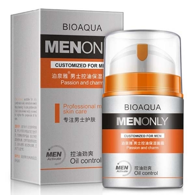 Picture of BIOAQUA MenOnly Oil Control Deep Hydrating Moisturizing Oil-control Face Cream-50g