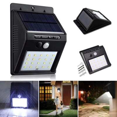 Picture of Solar Wireless Security Motion Sensor Night Light/Outdoor Security Lights