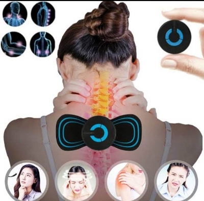 Picture of Mini Neck Pulse Massager Electric LCD Display Stretcher EMS Mini Massager 2 pad