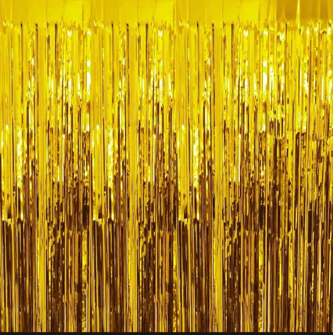 Picture of Foil Metallic Backdrop Curtains For Background Decoration