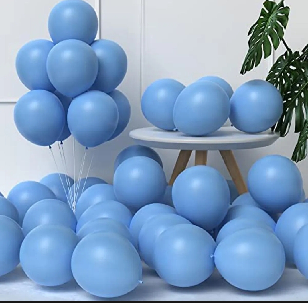 Picture of Light Blue Balloon - 15 Pieces