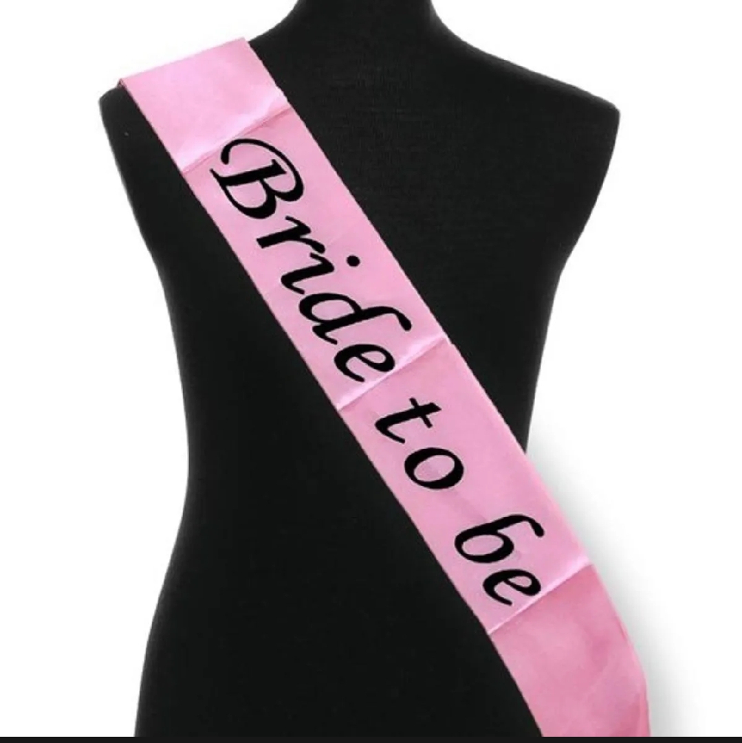 Picture of Bride to Be Party Sash - Black
