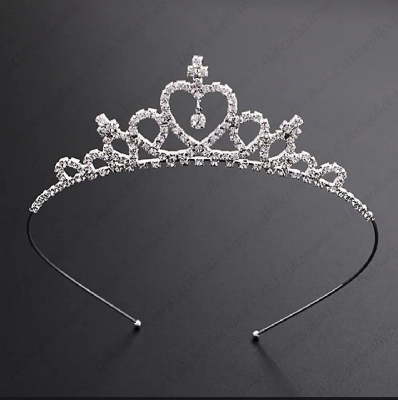 Picture of Princess Crown For Girl Happy Birthday, Wedding, Anniversary, Baby Shower or Party - Black