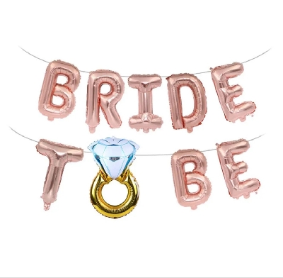 Picture of Bride to Be Decoration Set Combo Bridal Shower Decorations Kit/Bride to Be Props for Bachelorette Party