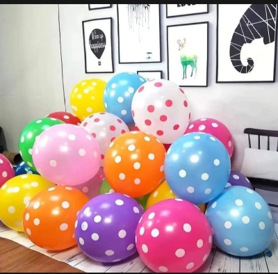 Picture of Print balloon/dot printed balloon/big size dot print balloon - 20 pcs