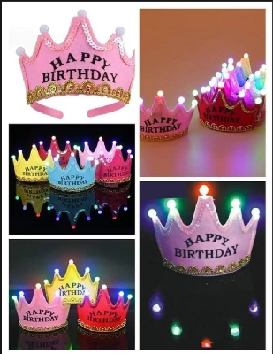 Picture of LED LIGHTING BIRTHDAY CROWN FOR BOTH GIRL AND BOY