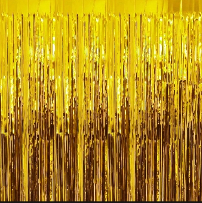 Picture of Foil Metallic Backdrop Curtains For Background Decoration
