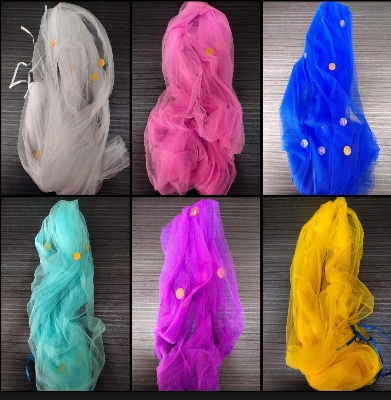 Picture of Backdrop Decor Net Curtains for Happy Birthday, Anniversary, Baby Shower, Bridal Shower