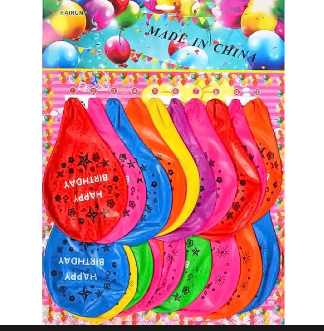 Picture of Happy Birthday Imogi, love Balloon Big Size 36 Inch 5PCS multicolor