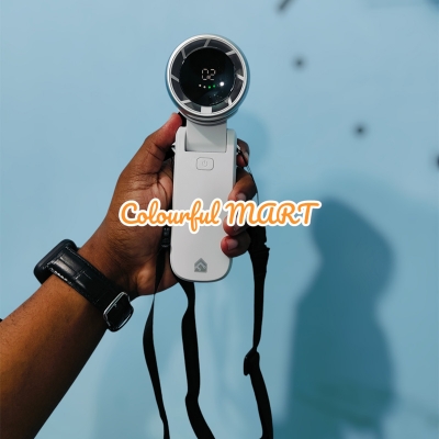 Picture of Usb type c mini fan 100 gears high speed handheld infinitely variable speed small fan usb turbine handheld violent fan turbo fan(mini fan pac 3)