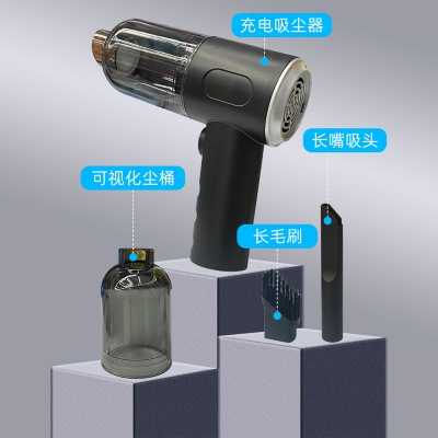 Picture of 3 in 1 Mini Vacuum Cleaner, Vacuum Cleaner, Wireless & Rechargeable Multi-functional Vacuum Cleaner, Portable Vacuum Cleaner Duster Blower Air Pump, Wireless Handheld Clean Microscopic Dust From Car, Computer, Laptop, Sofas, Mini Air Blower(multicolor 1 pcs)