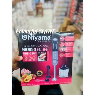 Picture of Electric Hand Blender/ Hand Mixer/ Egg Beater/smasher 1500 watt copper motor NIYA-MA NHD 2204(NHD 2204)