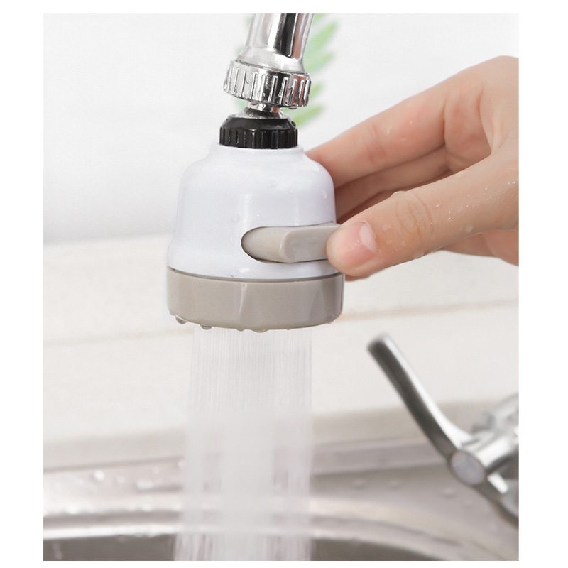 Picture of Movable Kitchen Tap Head  360° Rotatable Water Spray ABS Sink Faucet Spray Head Tap  Splash Filter Water Saving Pressurization Nozzle Bubbler Connector 3 Modes Adjustment(3 speed shower head)