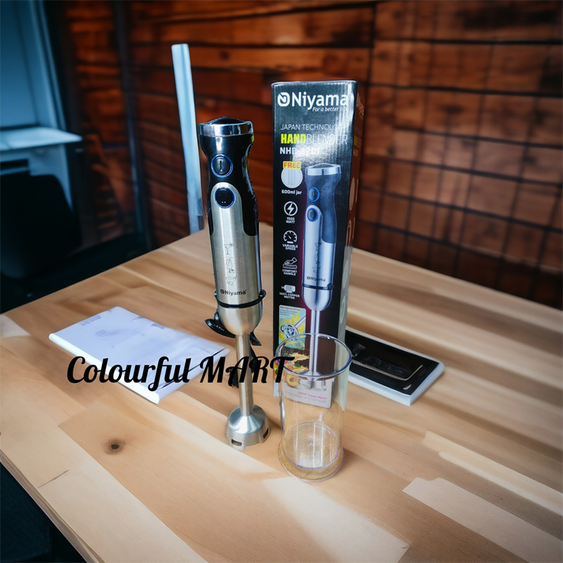 Picture of New Electric Hand Blender/ Hand Mixer/ Egg Beater 1500 watt copper motor  niya-ma NHD 2201(niyama hand blender)