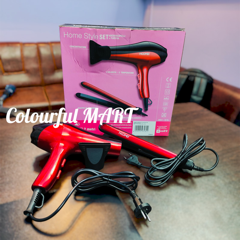 Picture of Niyama Hoome Series Professional Hair Dryer With Hair Straightener Machine | NHD-3977(combo)