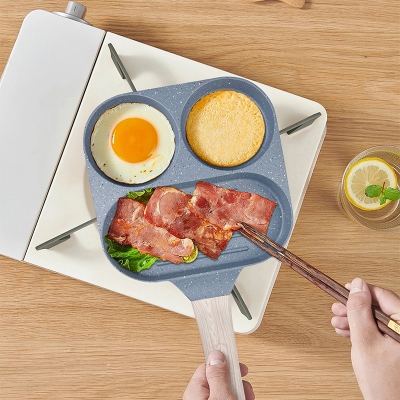 Picture of Egg Pan Nonstick Breakfast Grill Pan Egg Pan, Healthy Cookware Egg Cooker Pan(multicolour 1 pcs)