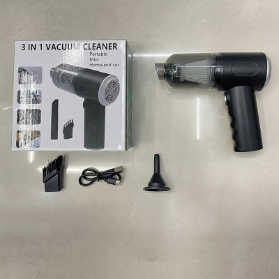 Picture of 3 in 1 Mini Vacuum Cleaner, Vacuum Cleaner, Wireless & Rechargeable Multi-functional Vacuum Cleaner, Portable Vacuum Cleaner Duster Blower Air Pump, Wireless Handheld Clean Microscopic Dust From Car, Computer, Laptop, Sofas, Mini Air Blower(multicolor 1 pcs)