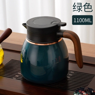 Picture of Smart LED temperature display 316 Stainless Steel Thermos Insulation Braising Teapot Large Capacity Hot Water Bottle Separating Coffee Vacuum Flask(Multicolor 1 pcs)