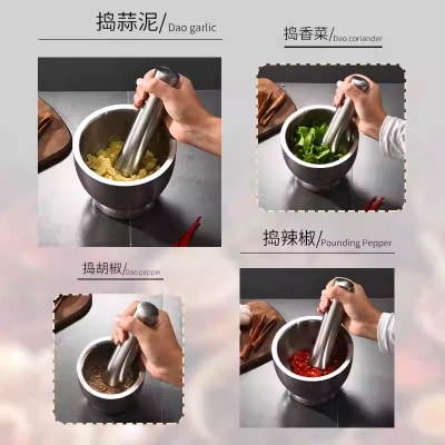 Picture of 304 coated stainless steel smasher haman dista high quality(12.5 cm)