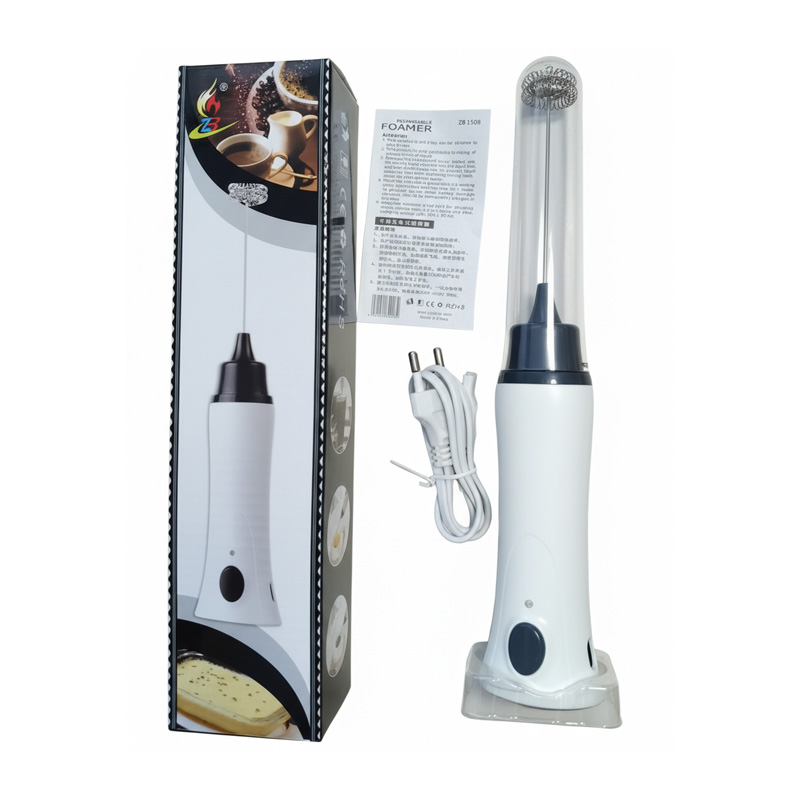 Picture of New Hand Liquid Mixer and Coffee Maker Juice Maker Rechargeable-White(coffee mixer 1pcs)