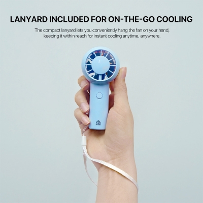 Picture of USB type c Mini high-speed  rechargeable handheld turbo pocket cooling fan 3 speed mood(fan pac1)