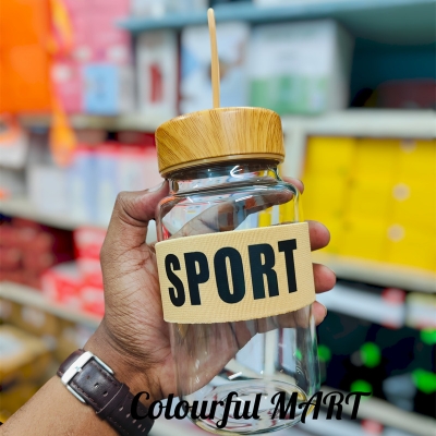 Picture of 540ml Glass cup new high borosilicate coffee cup glass water cup cold drink cola beverage cup milk tea milk single layer cup(520ml 1pcs juice pot)