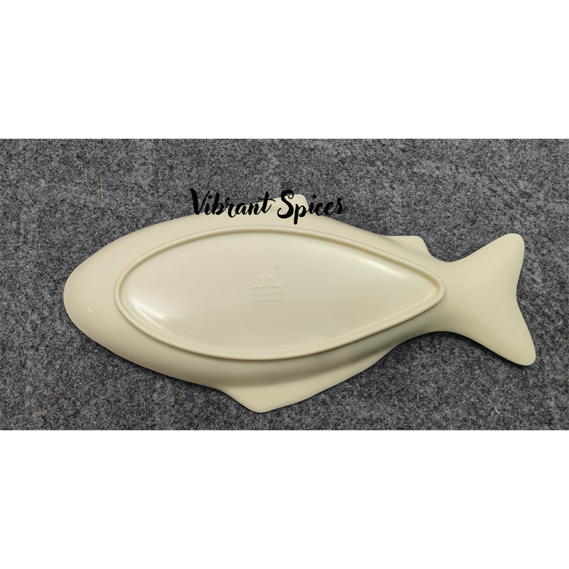 Picture of new Excusive Fish Design Serving Dish / Plate 14" Inch,Oven Proof melamine FISH PLATE(Multicolor 12'',Multicolor)