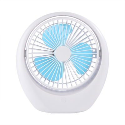 Picture of new Rechargeable Mini Fan With Side Light 3-Speed Switch USB Port(multicolour 2)