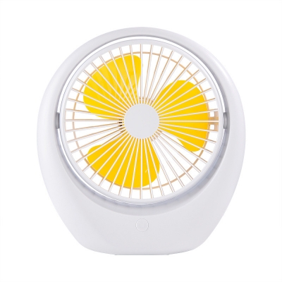 Picture of Rechargeable Mini Fan With Side Light 3-Speed Switch USB Port(multicolor 2)