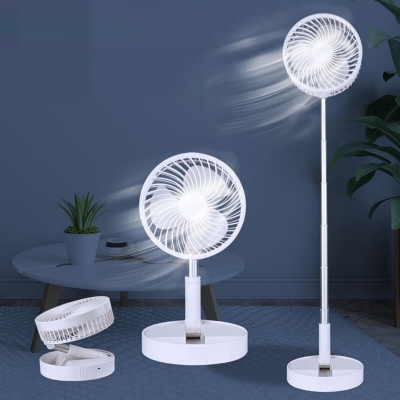 Picture of new Rechargeable Mini Fan With Side Light 3-Speed Switch USB Port(stand fan 5056)