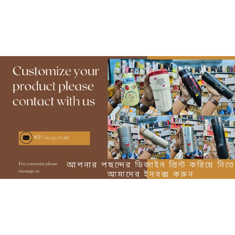 Picture of 316 stainless steel hot and cold water pot large-capacity portable high-grade large water/tea/coffee bottle 700ml(700ml random colour)