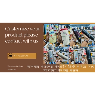 Picture of 316 stainless steel hot and cold water pot large-capacity portable high-grade large water/tea/coffee bottle 700ml(700ml random colour)