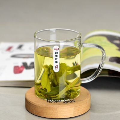 Picture of 1pcs 450ml high temperature resistant glass tea cup water cup high borosilicate glass tea cup(450ml clear cup)