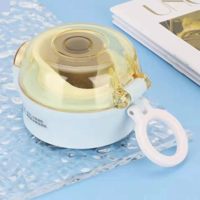 Picture of Big Belly Children's Thermos Cup Women's Good-looking Simple Cute Creative Portable 304 Children's Cup Gift with sticker(purple)