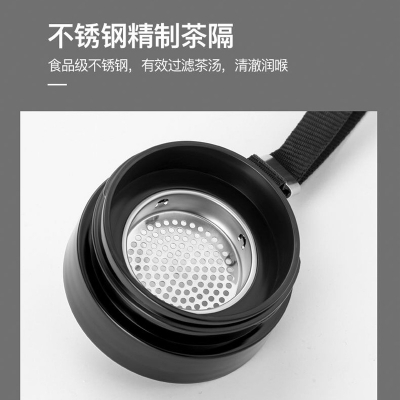 Picture of glass Water Bottle with Time Marker Creative Large Capacity Leakproof Drink Bottle FOR ALL(1000ml glass new 2)