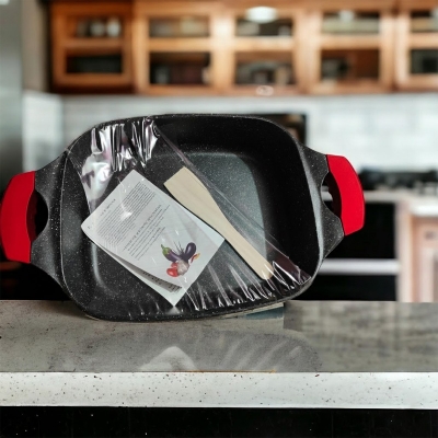 Picture of large-capacity Maifan stone household multi-functional electric hot pot multi-functional electric hot pot frying pan integrated frying pan(cooking pot 10 litter diamond series)