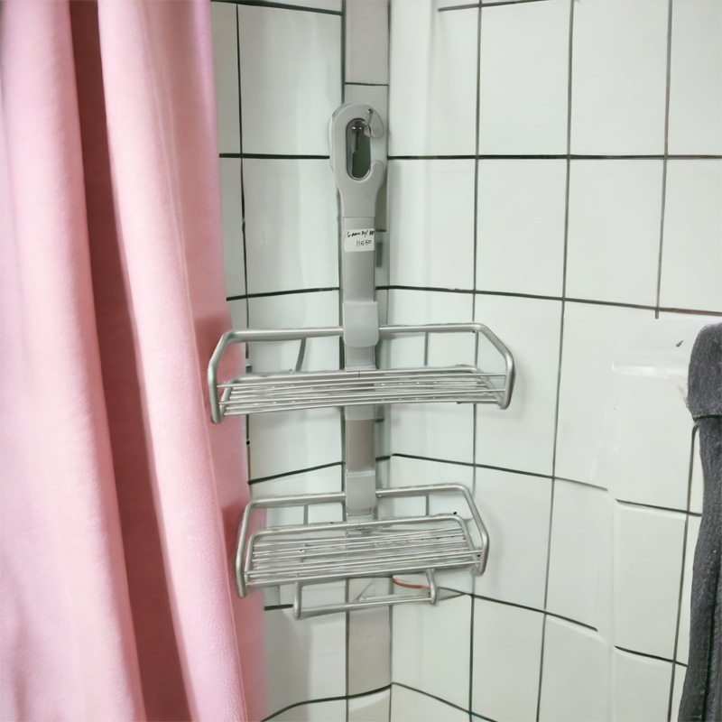 Picture of Binca Collapsible & Adjustable Shower Caddy (Aluminum) high quality(aluminum silver color)