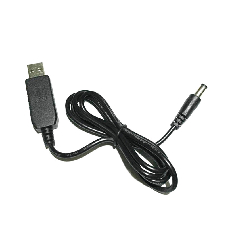 Picture of USB Power Cable Boost Line DC 5V to DC 5v/9v/12V Powerbank to InternetRouter And_Onu - plug diameter 5.5mm 1pcs ( current chole geleo power bank diye chalanor cable)(9V)
