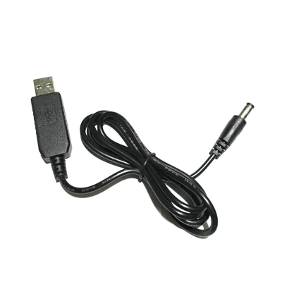 Picture of USB Power Cable Boost Line DC 5V to DC 5v/9v/12V Powerbank to InternetRouter And_Onu - plug diameter 5.5mm 1pcs ( current chole geleo power bank diye chalanor cable)(9V)