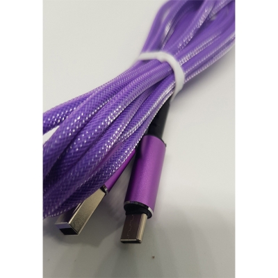Picture of USB Type C Cable for USB C Mobile Phone Cable Fast Charging Type-C Data Cable for Samsung Huawei(Multicolor)