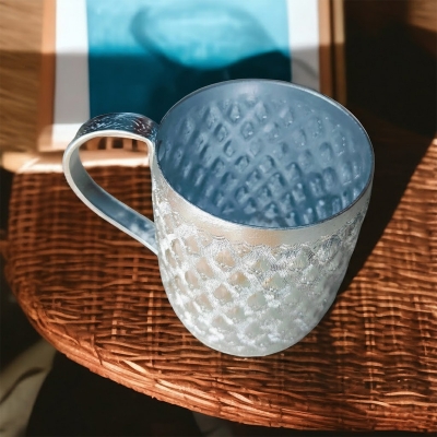 Picture of 1 pcs Stainless Steel Coffee Mug Portable Tea Coffee Milk Cup Thermal Insulation Brief Anti-Fall Cappuccino Latte Mugs(Vintage design 1 pcs)