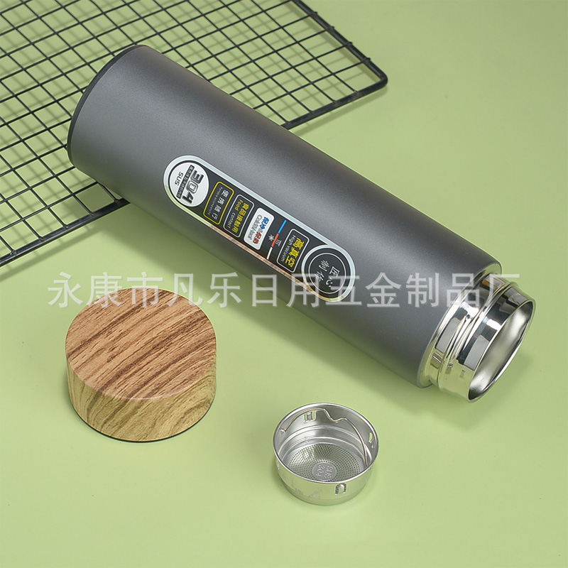 Picture of Keelorn Double Layer 500ml Vacuum Flasks Thermoses Cup Business Coffee Mug Thermoscup Stainless Steel vacuum flasks for Car Water Bottle(gold)