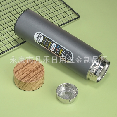 Picture of Keelorn Double Layer 500ml Vacuum Flasks Thermoses Cup Business Coffee Mug Thermoscup Stainless Steel vacuum flasks for Car Water Bottle(gold)