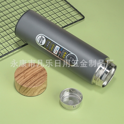 Picture of Keelorn Double Layer 500ml Vacuum Flasks Thermoses Cup Business Coffee Mug Thermoscup Stainless Steel vacuum flasks for Car Water Bottle(gray)