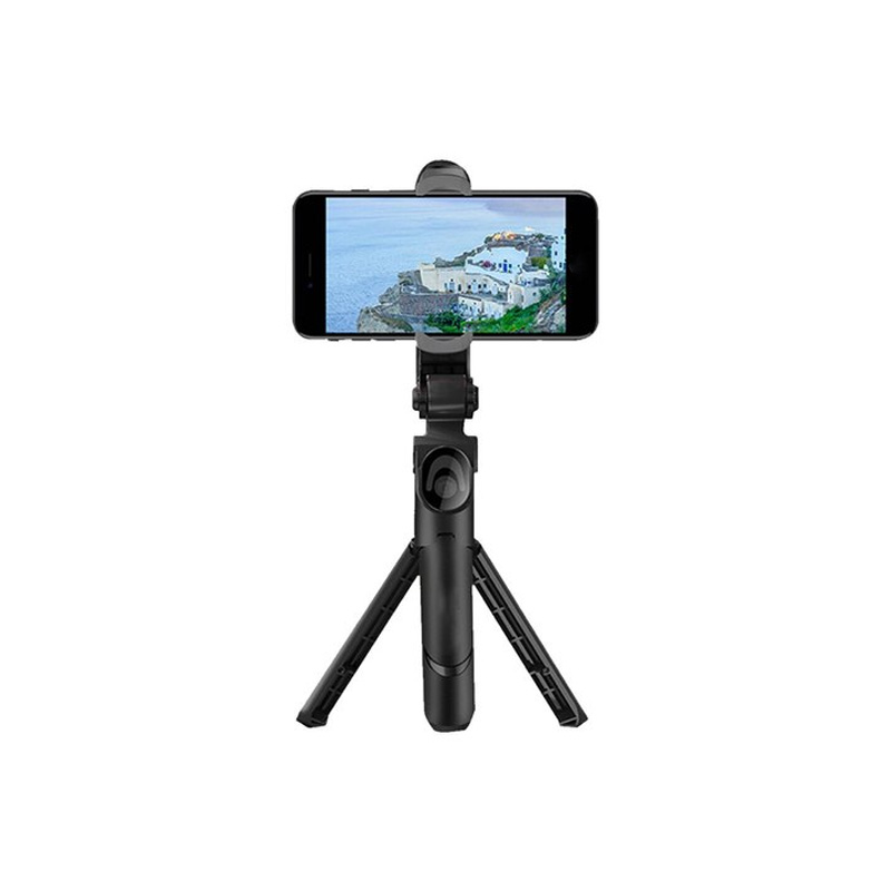 Picture of Universal Bluetooth Selfie Stick 2 in 1 XT-02 Wired Remote Shutter Monopod Bluetooth Extendable Handheld Stabilizer Stand Tripod For All Mobile Phone(Black)