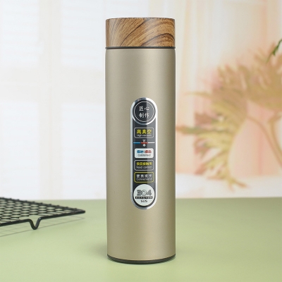 Picture of Keelorn Double Layer 500ml Vacuum Flasks Thermoses Cup Business Coffee Mug Thermoscup Stainless Steel vacuum flasks for Car Water Bottle(gold)