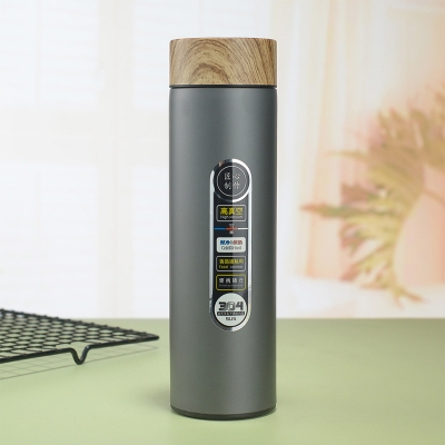 Picture of Keelorn Double Layer 500ml Vacuum Flasks Thermoses Cup Business Coffee Mug Thermoscup Stainless Steel vacuum flasks for Car Water Bottle(gray)