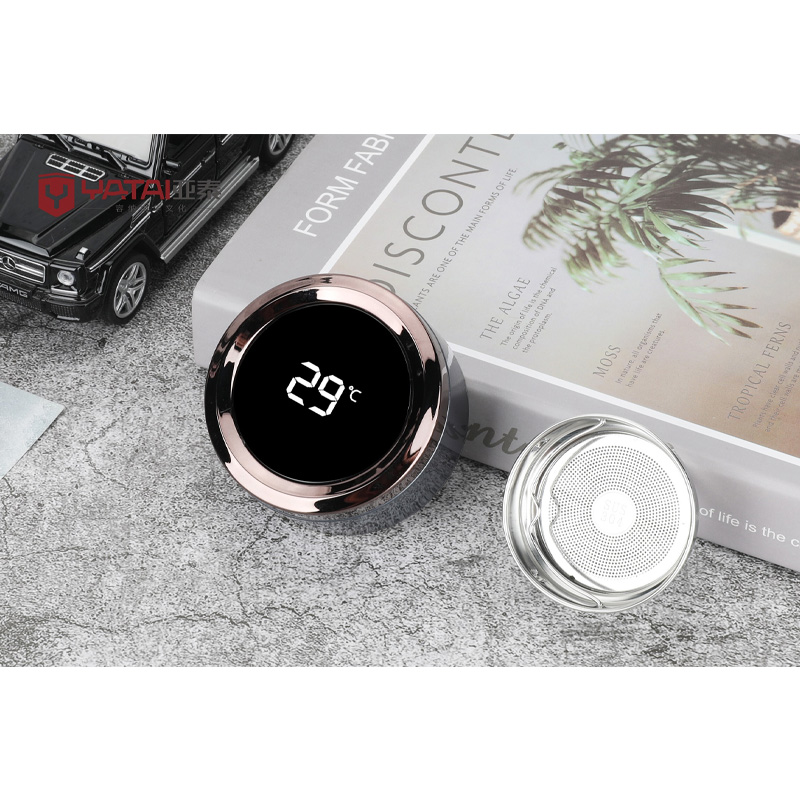 Picture of 750ml/600ml five-Layer Stainless Steel Vacuum Thermos Mug Led Digital Temperature Display Water Bottle For Office Tea Coffee Mugs(maroon 750ml)