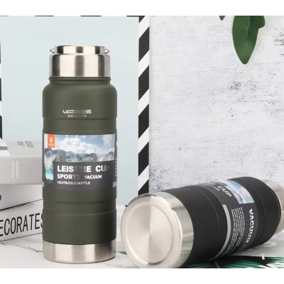 Picture of stainless steel 5 layerwater bottle manufacture professional outdoor thermos 500 ml America style water bottle(multicolor)